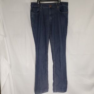 CAbi Style 334 Dark Wash Straight Leg Jeans, Sz 12